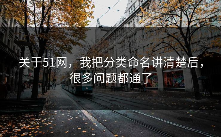 关于51网,我把分类命名讲清楚后,很多问题都通了 关于51网,我把分类命名讲清楚后,很多问题都通了